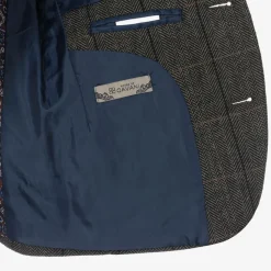 Boys Grey Tweed Albert Suit