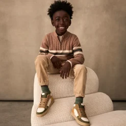 Boys Ivory Ankle Socks (5 Pack)