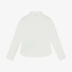 Boys Ivory Cotton Piqué Shirt
