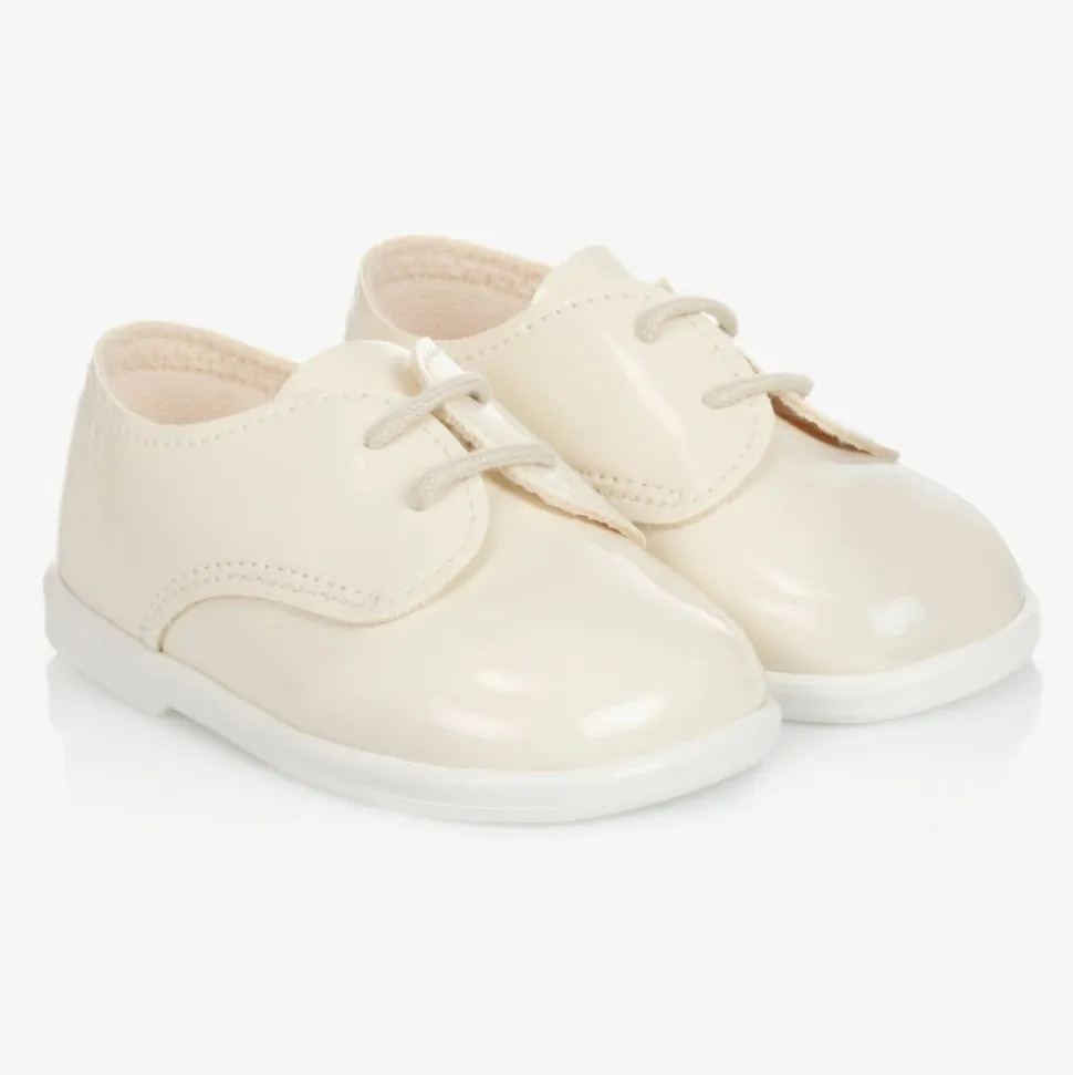 Boys Ivory First Walker Shoes