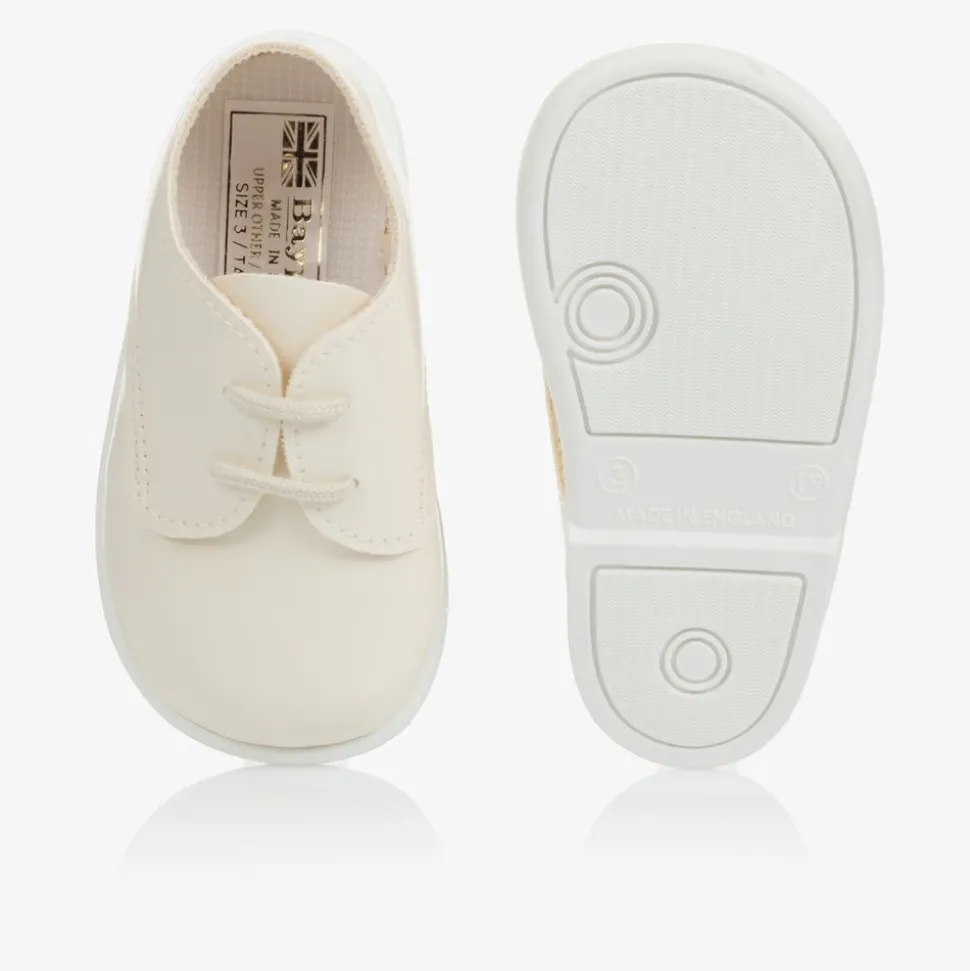 Boys Ivory First Walker Shoes