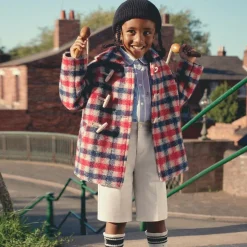 Boys Ivory Gabardine Shorts