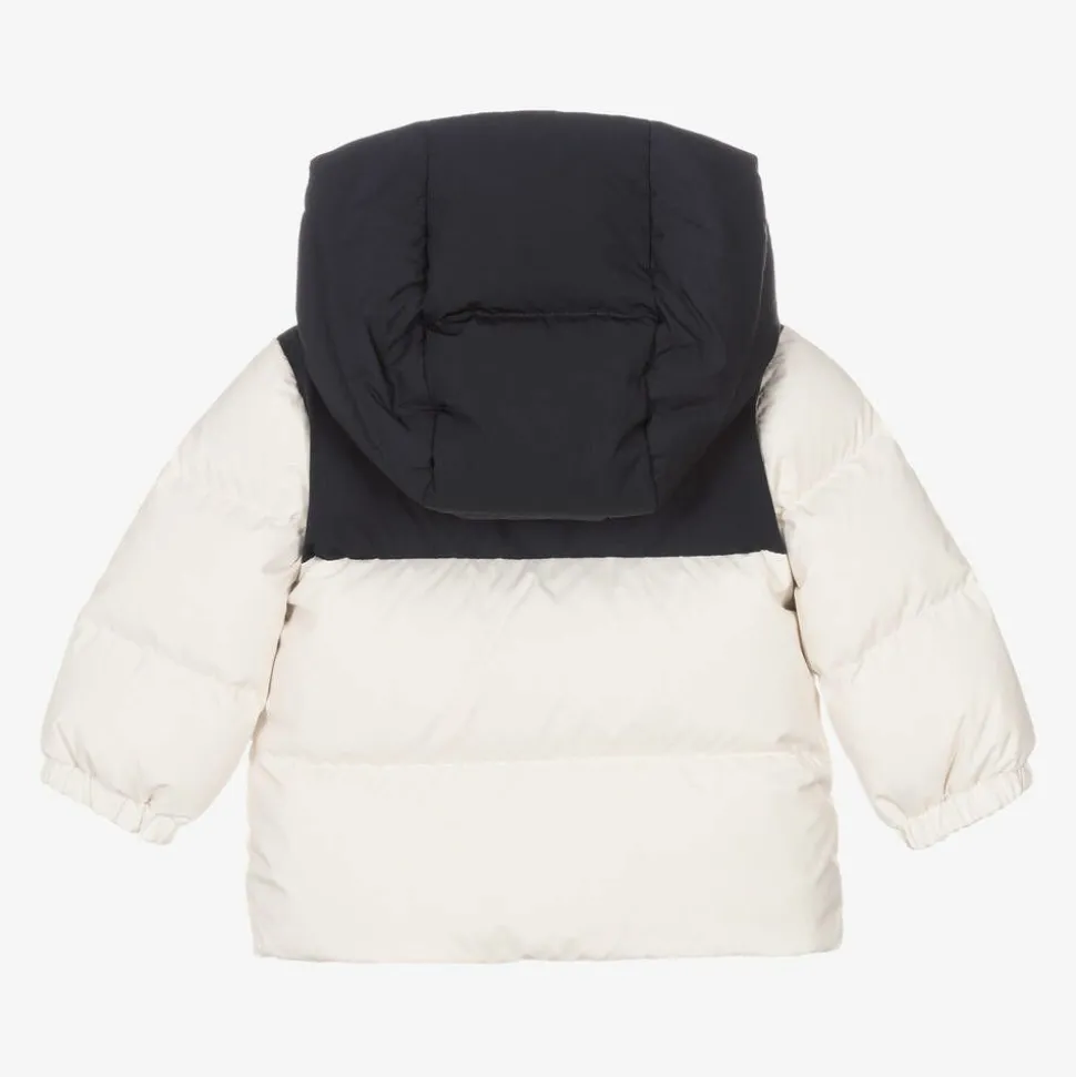 Boys Ivory Hooded Joe Down Coat