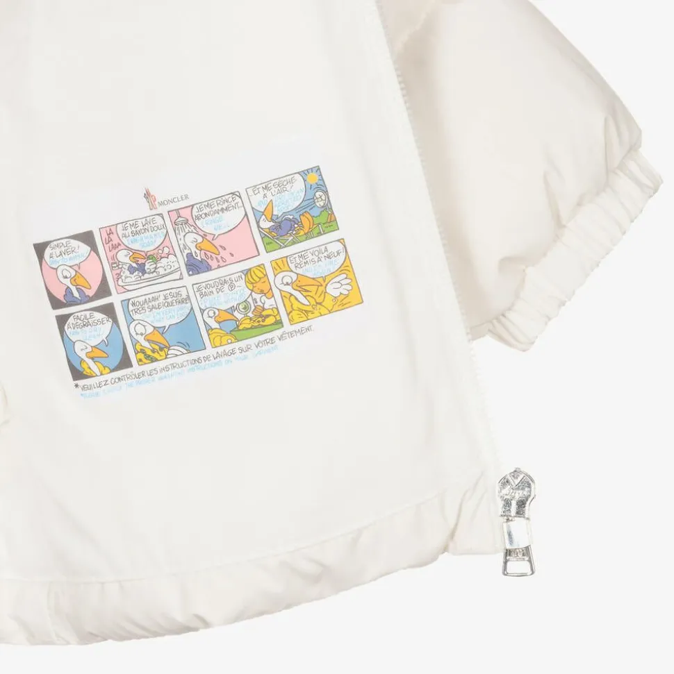 Boys Ivory Hooded Joe Down Coat