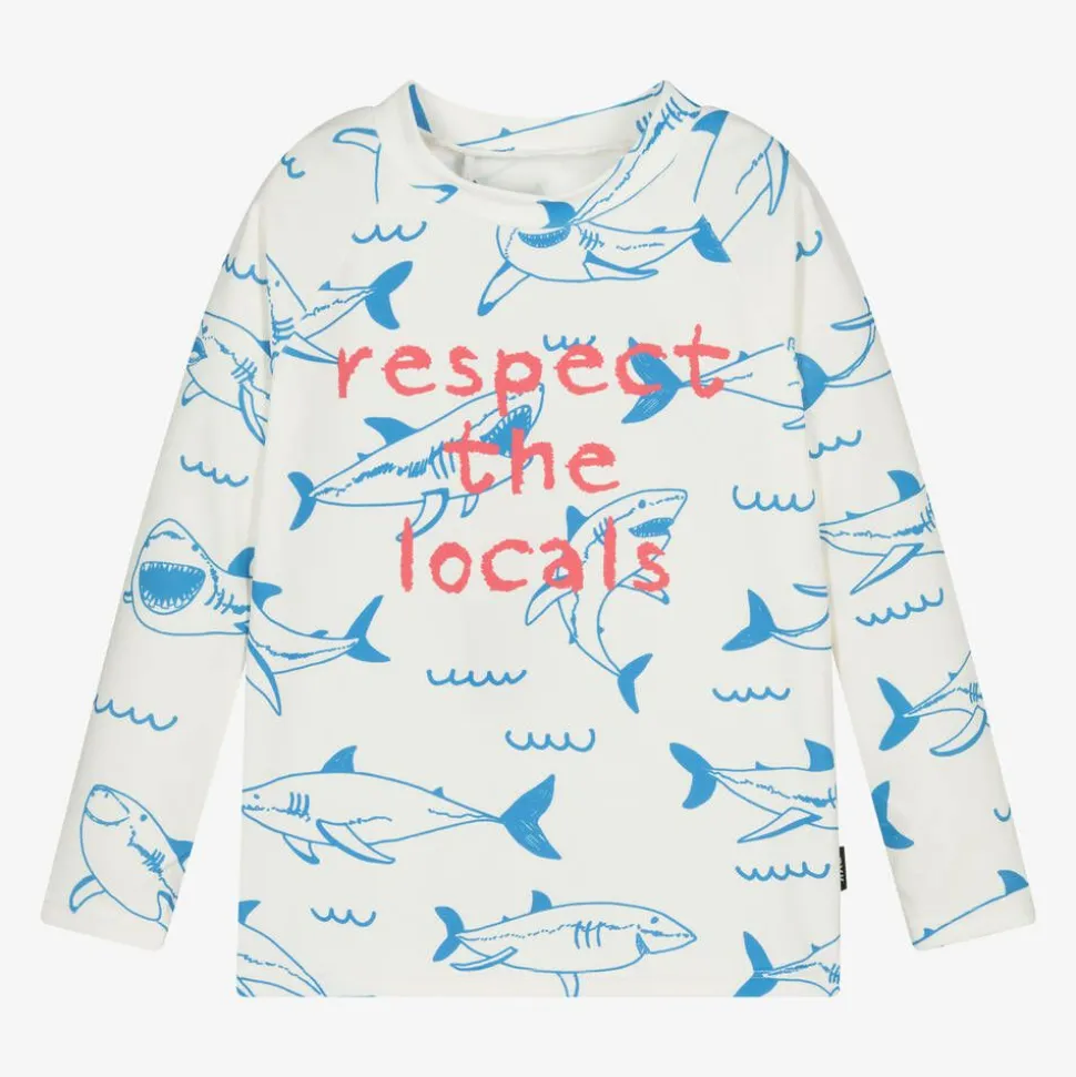 Boys Ivory Sun Protective Top (UPF50+)