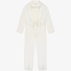 Boys Ivory Tuxedo Suit