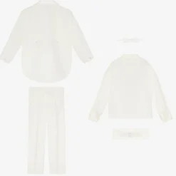 Boys Ivory Tuxedo Suit