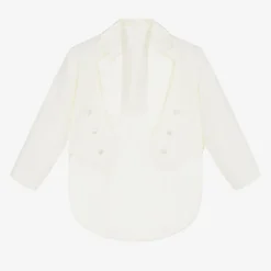 Boys Ivory Tuxedo Suit
