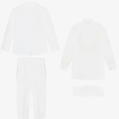 Boys Ivory Tuxedo Suit