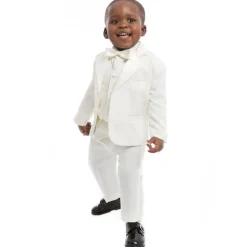 Boys Ivory Tuxedo Suit