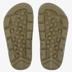 Boys Khaki Green & Blue Camouflage Sandals