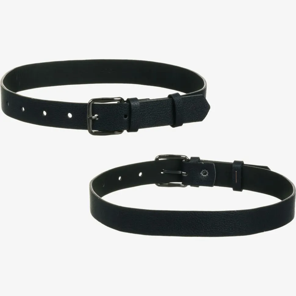 Boys Navy Blue & Red Tartan Suit