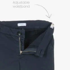 Boys Navy Blue Chino Trousers