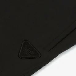 Boys Navy Blue Cotton Eagle Joggers