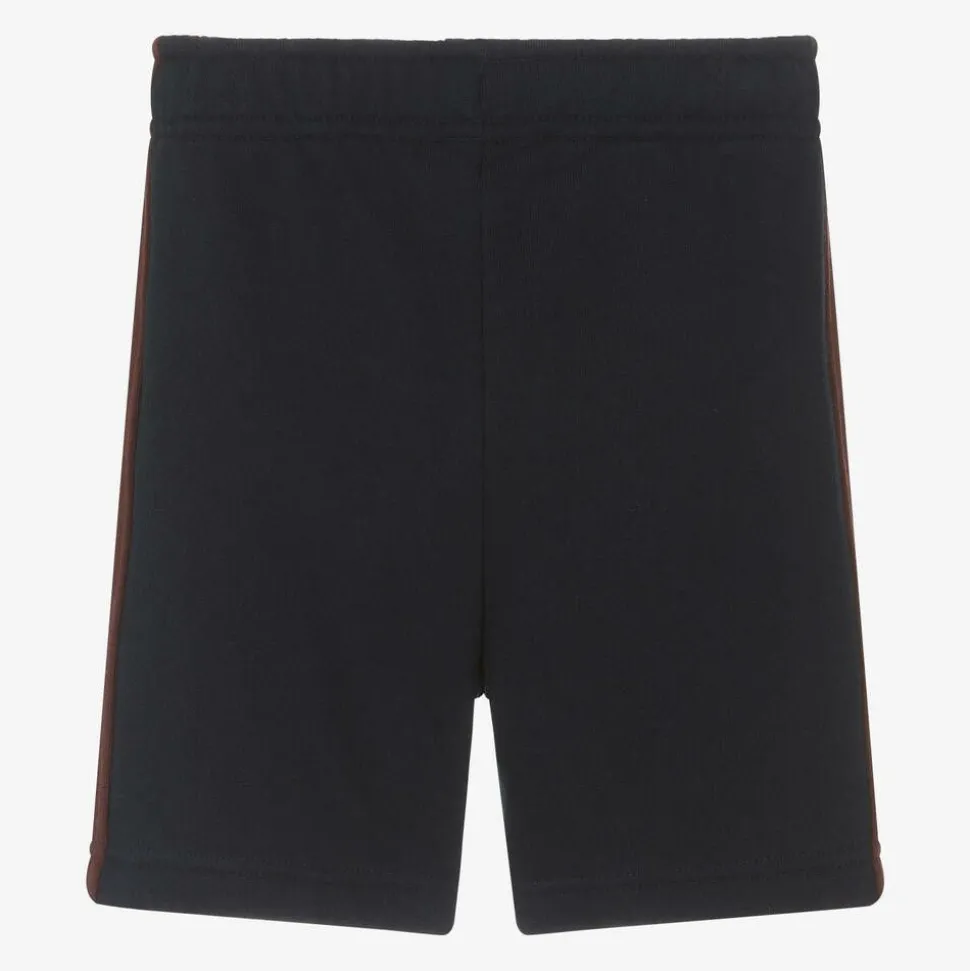 Boys Navy Blue Cotton Jersey Shorts