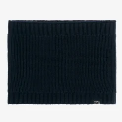 Boys Navy Blue Cotton Knit Snood