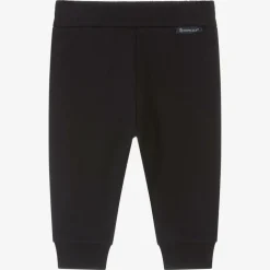 Boys Navy Blue Cotton Tape Joggers