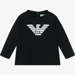 Boys Navy Blue Cotton Top