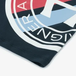 Boys Navy Blue Cotton T-Shirt