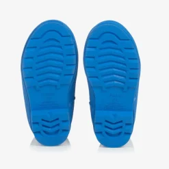 Boys Navy Blue Dinosaur Rain Boots