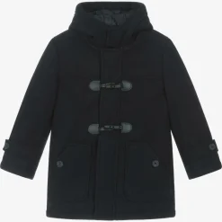 Boys Navy Blue Duffle Coat