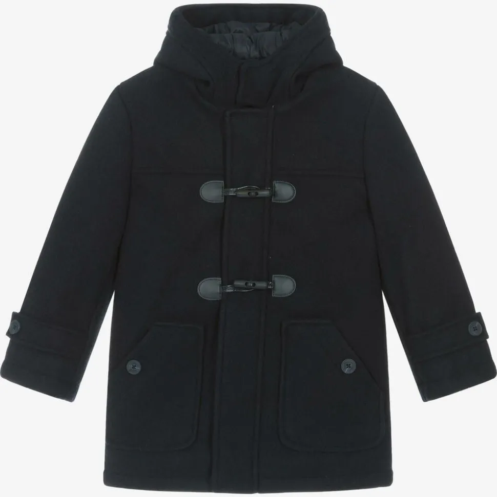 Boys Navy Blue Duffle Coat