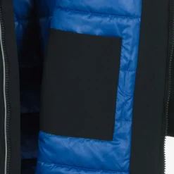 Boys Navy Blue Hooded Parka Coat