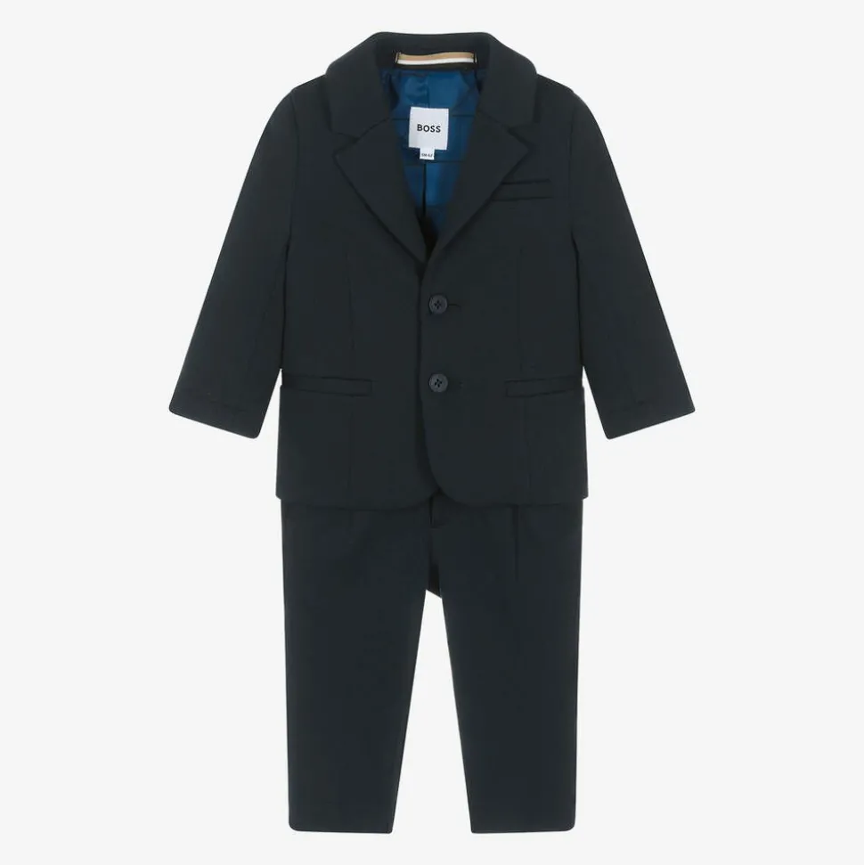 Boys Navy Blue Milano Suit