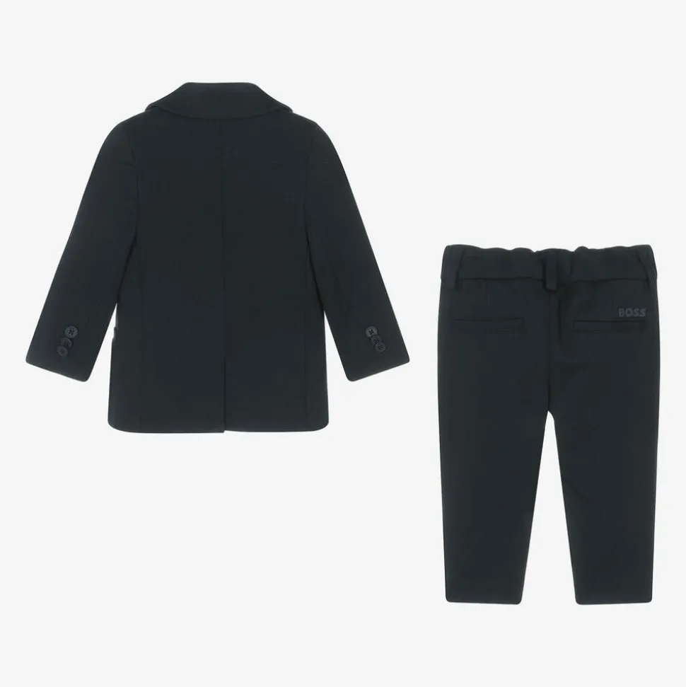 Boys Navy Blue Milano Suit