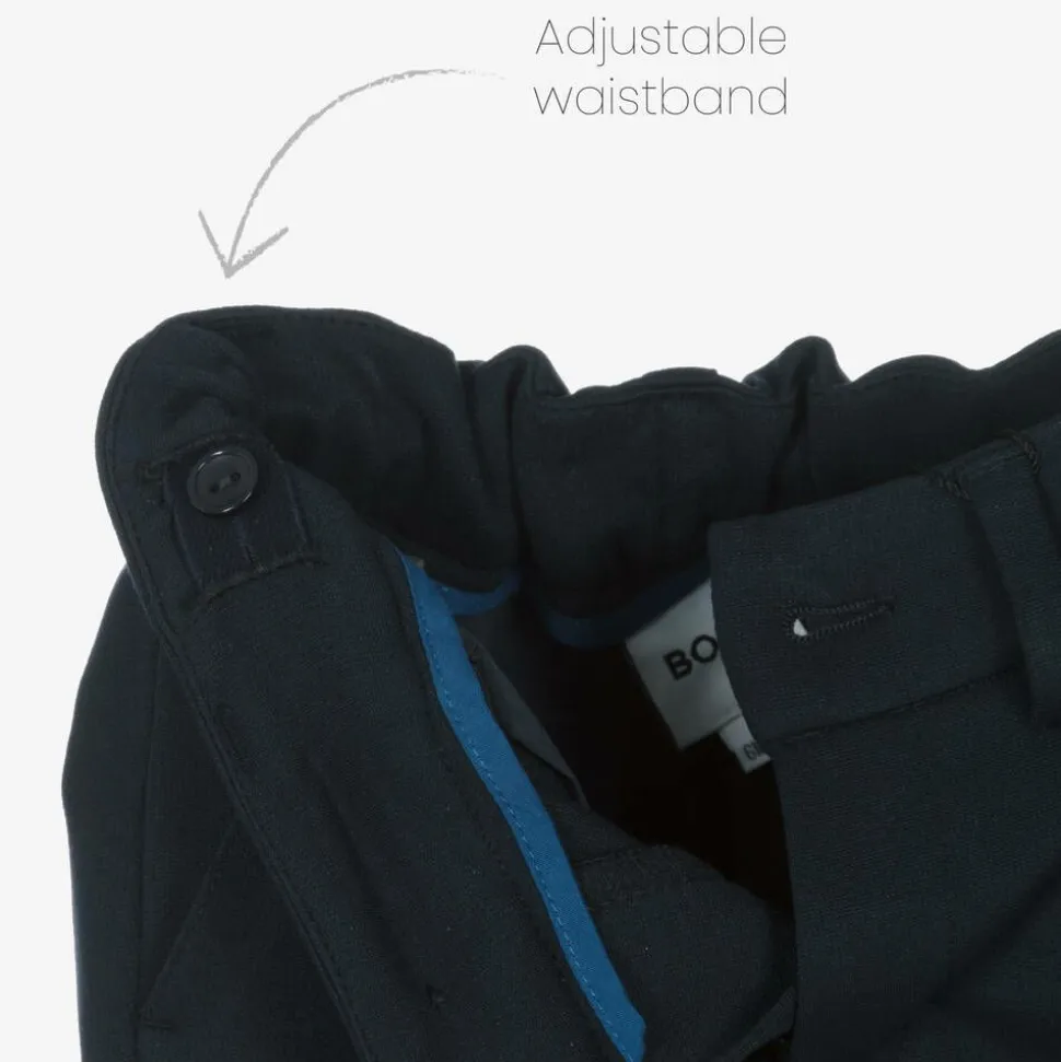 Boys Navy Blue Milano Suit