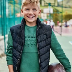Boys Navy Blue Puffer Gilet