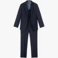 Boys Navy Blue Suit