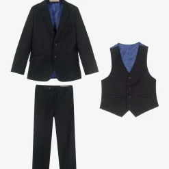 Boys Navy Blue Suit