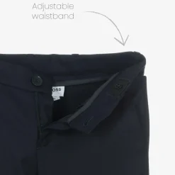 Boys Navy Blue Twill Suit