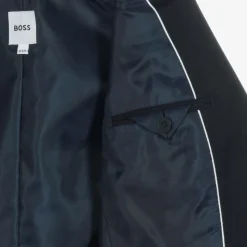 Boys Navy Blue Twill Suit