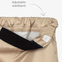 Boys Navy Blue Velvet & Satin Suit