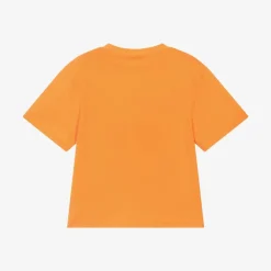 Boys Orange Cotton Magic T-Shirt
