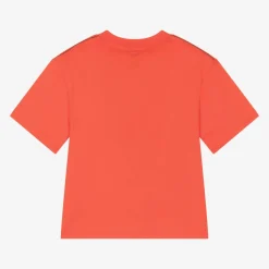 Boys Orange Organic Cotton T-Shirt