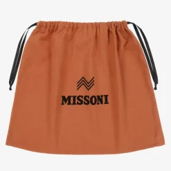 Boys Orange Zigzag Swim Shorts