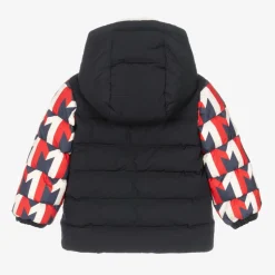 Boys Red & Blue Down Padded Eddie Coat
