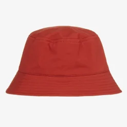 Boys Red & Orange Turtle Bucket Hat