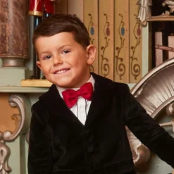 Boys Red Bow Tie (10cm)