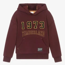 Boys Red Cotton 1973 Hoodie