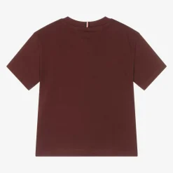 Boys Red Cotton T-Shirt