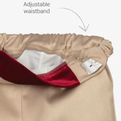 Boys Red Velvet & Satin Suit