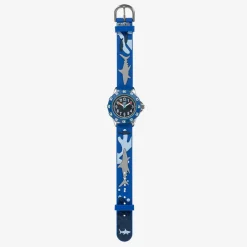 Boys Royal Blue Shark Watch