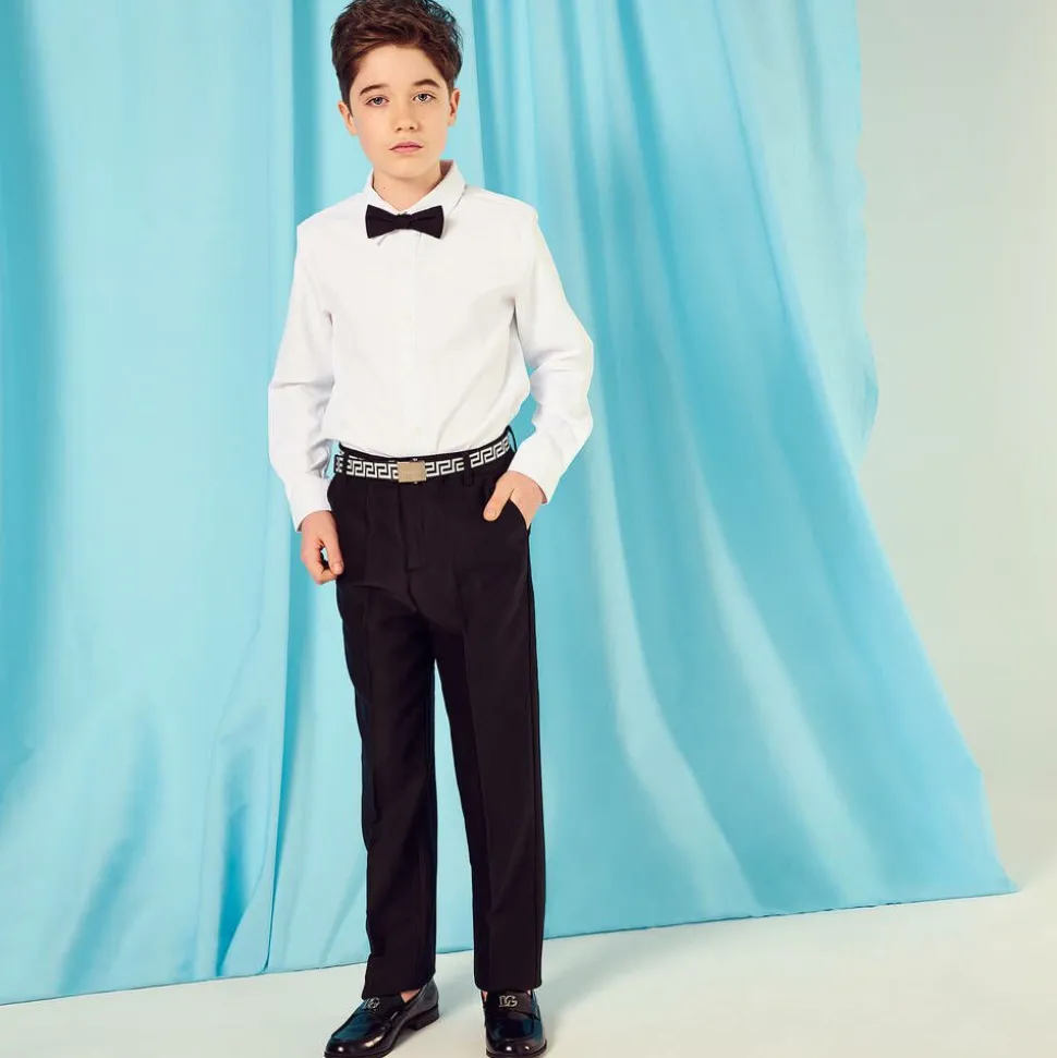 Boys Smart Black Trousers
