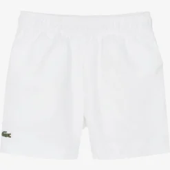 Boys White Crocodile Sports Shorts