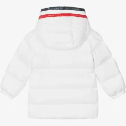 Boys White Down Padded Coat