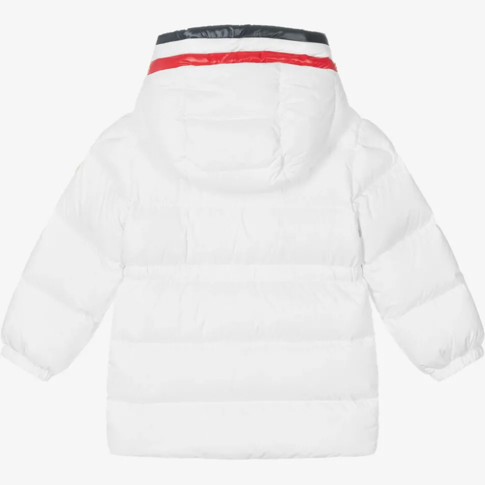 Boys White Down Padded Coat
